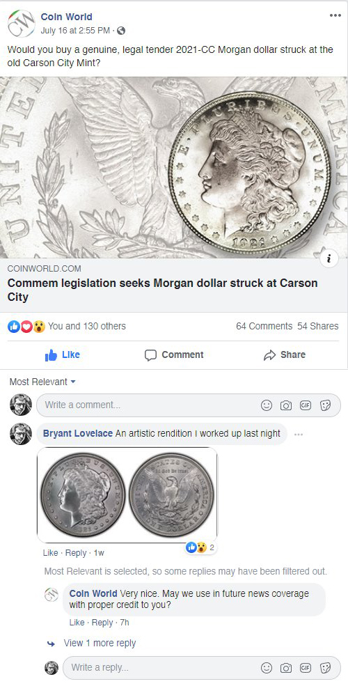 Legislation-Seeks-2021-CC-Morgan-Dollar-Struck-At-Old-Carson-City-Mint